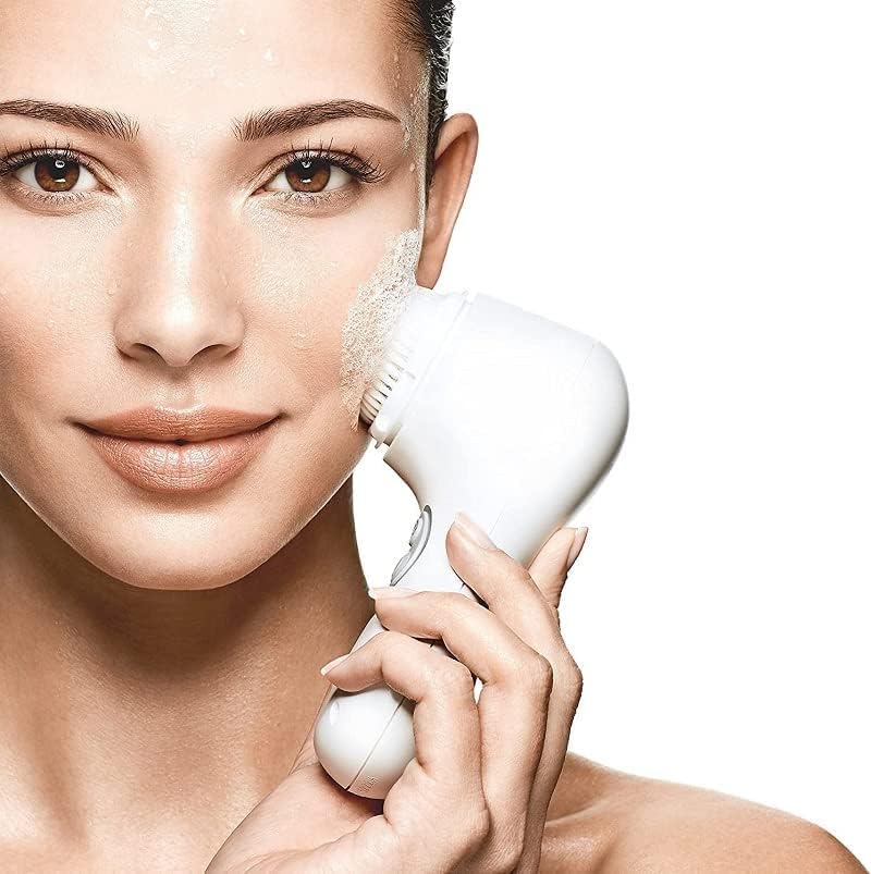 Facial Cleansing Brush Head Replacement Compatible with Clarisonic Mia 1, Mia 2, Mia Fit, Alpha Fit, Smart Profile Uplift and Alpha Fit, 2 Pack Deep Pore Face Brush Head