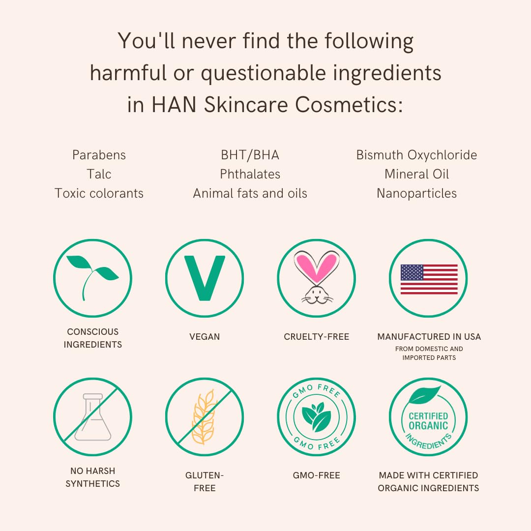 HAN Skincare Cosmetics Serum CC with SPF 30 I Vegan I Cruelty-Free I Waterless (Shade 3)