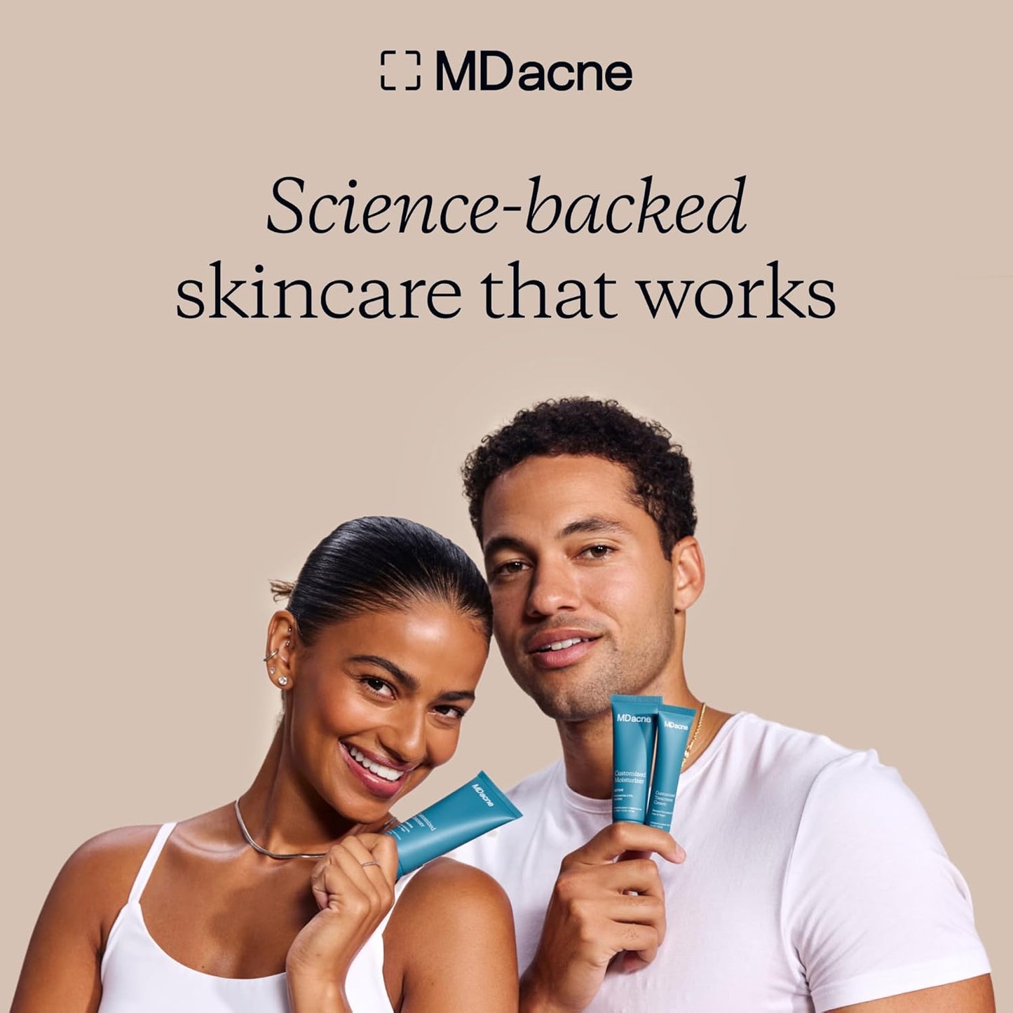 MDacne Shaving Cream for Acne-Prone Skin, 2-Pack - Oil-Free, Eliminates Razor Burn, Cuts & Infections - Reduce Skin Irritation & Prevent Shave Bumps & Nicks - Vegan, Paraben-Free & Cruelty-Free