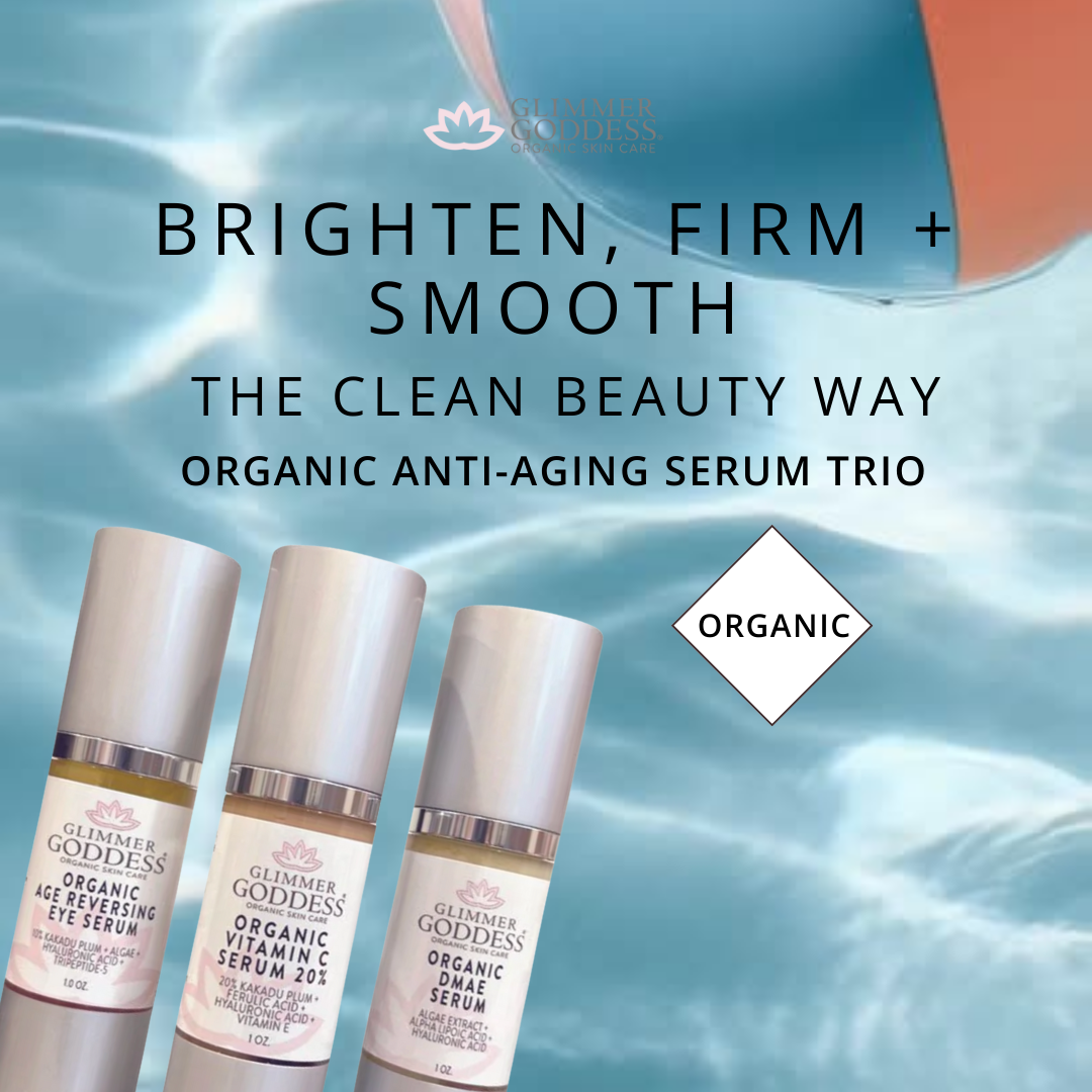 Organic Anti-Aging Trio – Vitamin C & Firming Serums